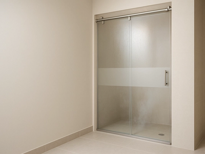 Ușă glisantă pentru baie: condens, etanșare, intimitate