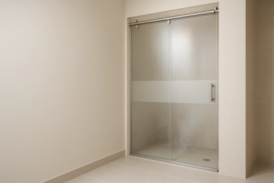 Ușă glisantă pentru baie: condens, etanșare, intimitate