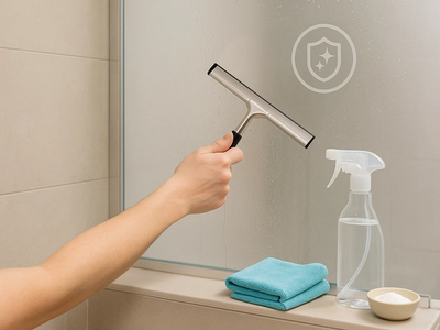 Întreținerea sticlei de dus: trucuri rapide