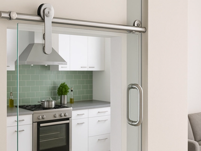 Uși glisante pentru bucătărie: soluții contra miros și zgomot