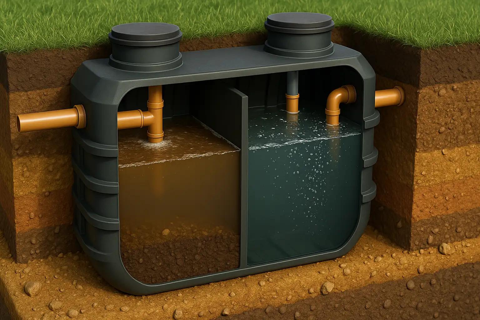 fos septica secțiune detaliată