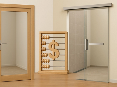 Uși batante vs glisante: cât costă cu adevărat