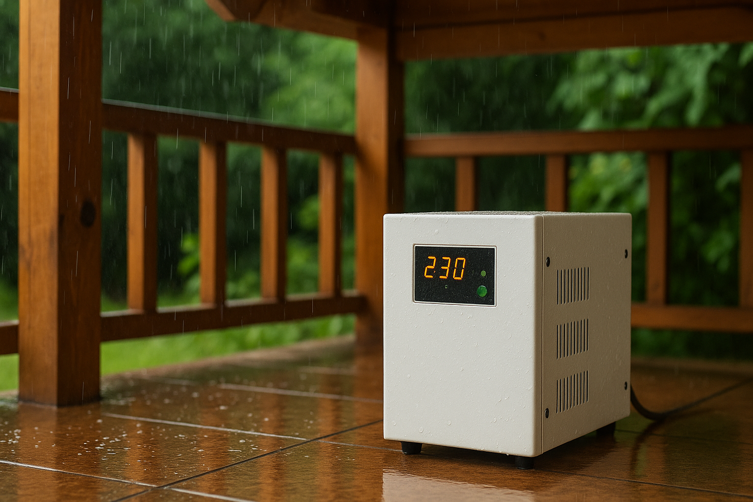 Stabilizator pentru terase și foișoare: alegere și protecție IP