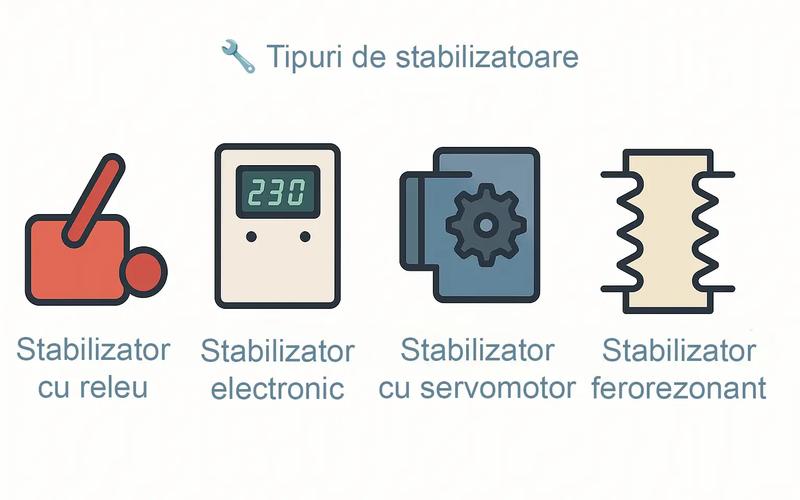 Grafica Tipuri de stabilizatoare