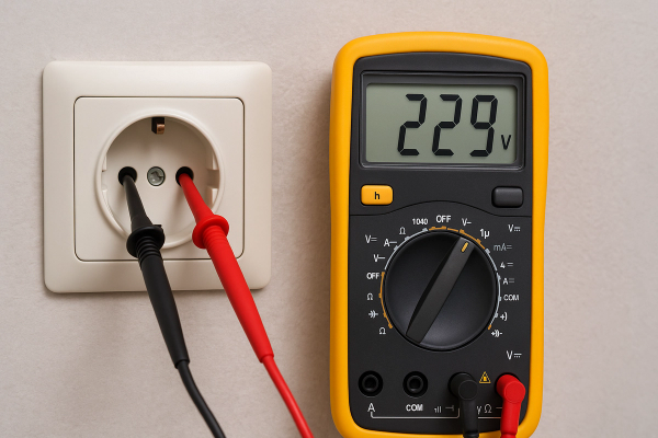 Cum testezi tensiunea din priză înainte de Stabilizator