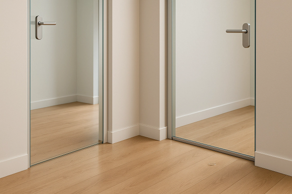 Prag sau fără prag la uși din sticlă? Ghid de alegere