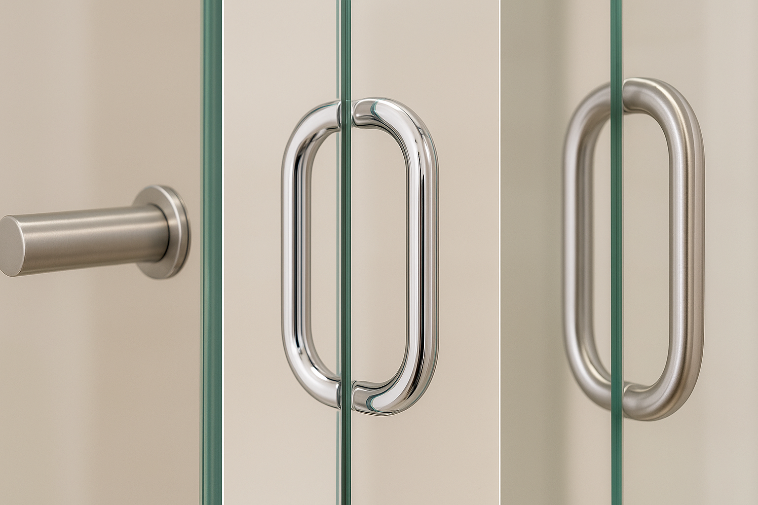 Mânere pentru uși din sticlă: alegere, confort și siguranță