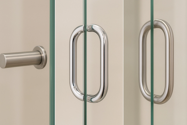 Mânere pentru uși din sticlă: alegere, confort și siguranță