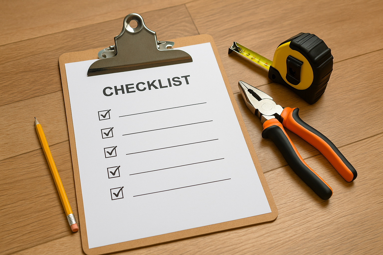 Lista de verificare înainte de instalare (electric & stabilizare)