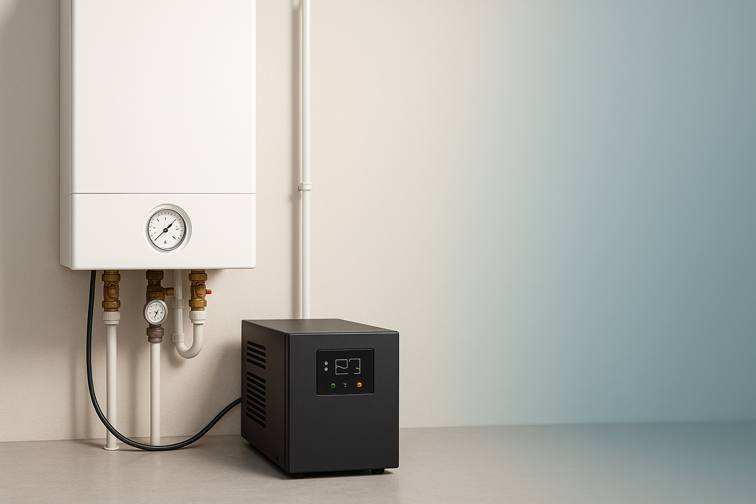 Setări corecte la UPS cu stabilizator pentru centrală termică