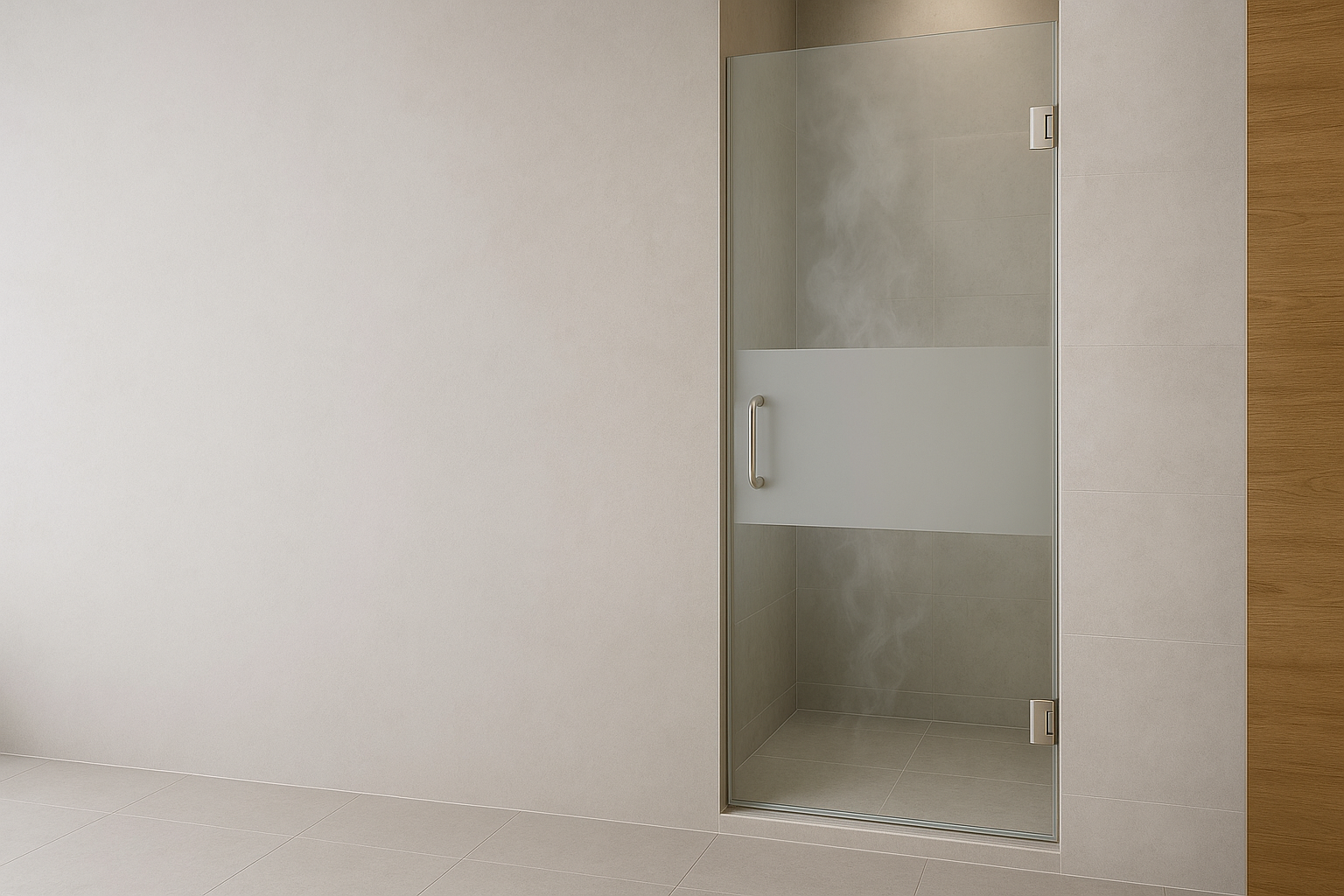 Uși din sticlă pentru baie: abur, siguranță și intimitate