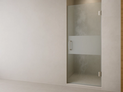 Uși din sticlă pentru baie: abur, siguranță și intimitate