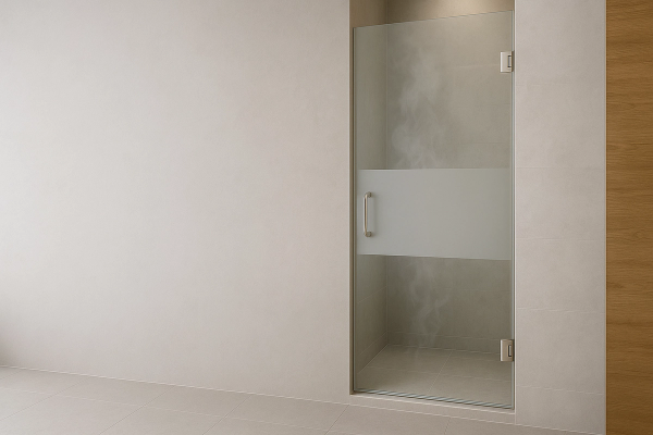 Uși din sticlă pentru baie: abur, siguranță și intimitate