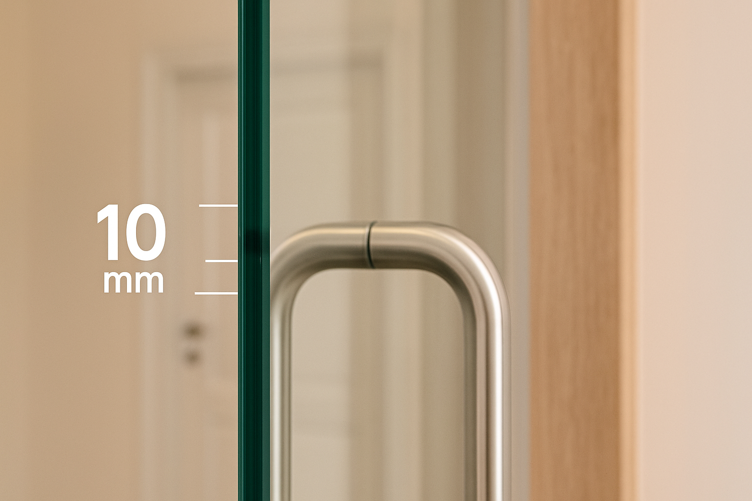 Cum alegi grosimea corectă a sticlei pentru uși interioare