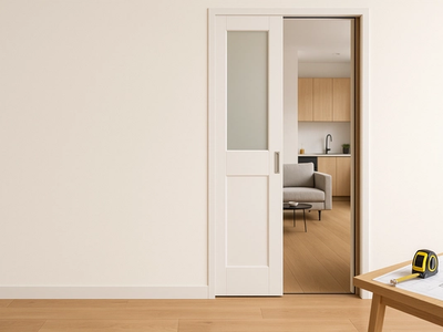 Ușă glisantă în perete (casetă): pro, contra, cost