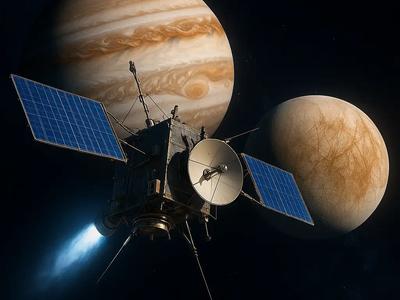 Europa Clipper – se caută viață pe luna înghețată a lui Jupiter