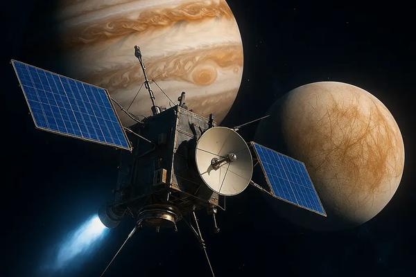 Europa Clipper – se caută viață pe luna înghețată a lui Jupiter