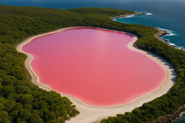 Lacul Hillier – cel mai mare și spectaculos lac roz din lume