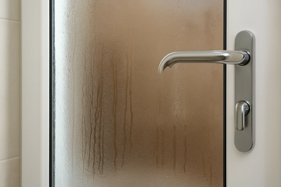 Condens pe uși din sticlă: cauze reale și soluții sigure