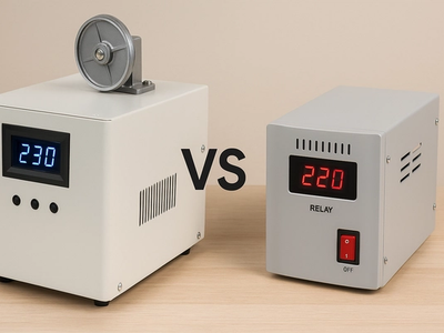 Servomotor vs releu la stabilizatoare: ce alegi