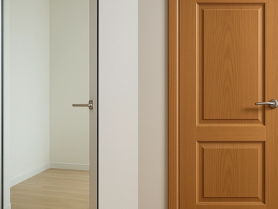 Uși din sticlă sau MDF/PVC? Cum alegi inteligent