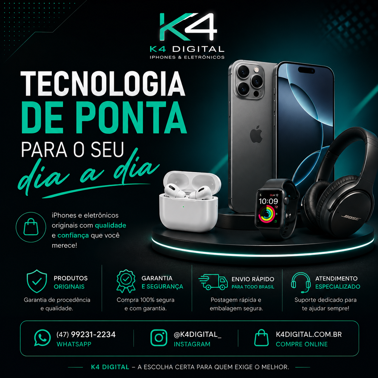 Tecnologia para melhorar sua performance, em tudo !