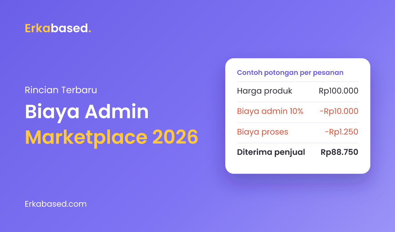 Biaya Admin Marketplace 2026: Shopee, Tokopedia, dan TikTok Shop