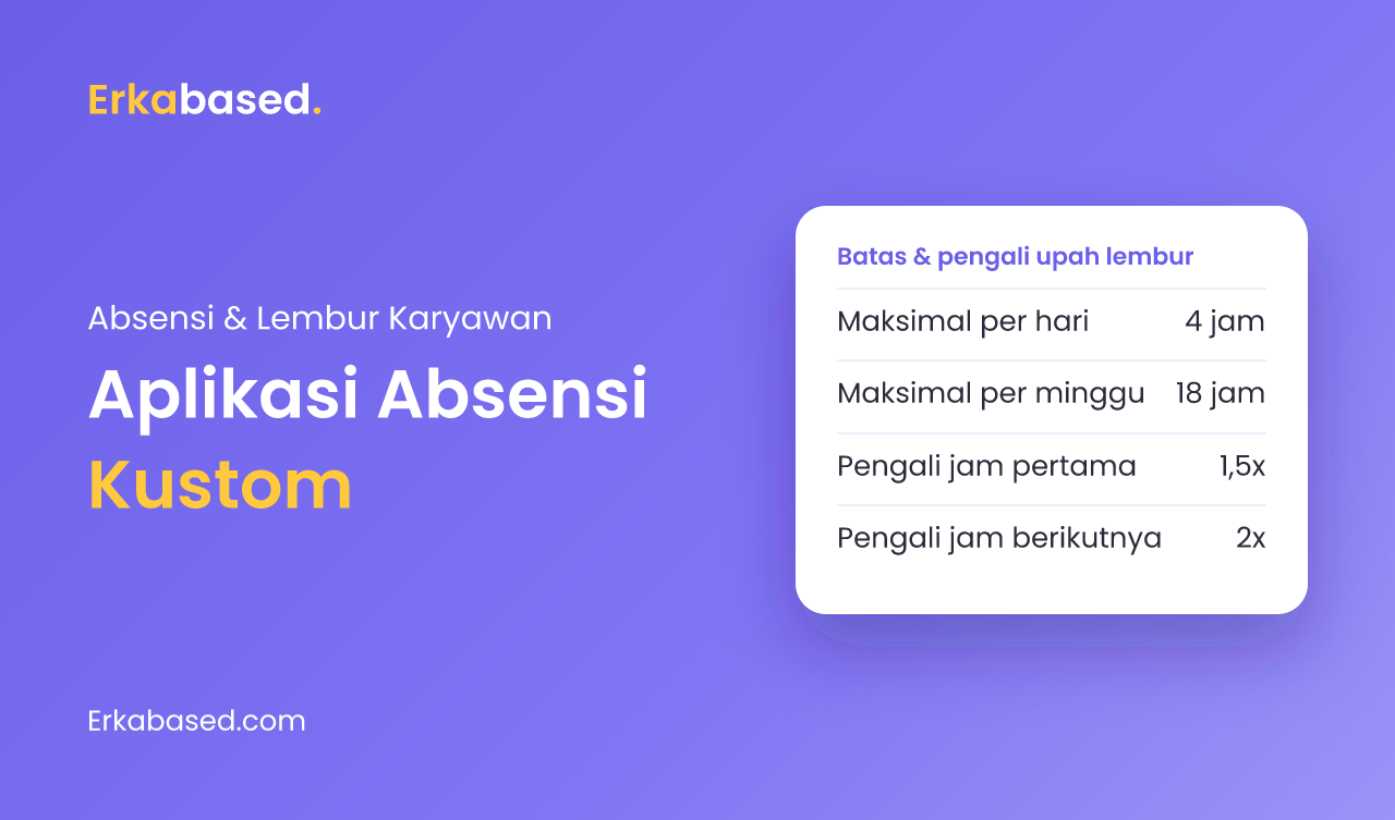 Jasa Pembuatan Aplikasi Absensi Karyawan di Lampung: Fitur, Aturan Lembur, dan Estimasi Waktu