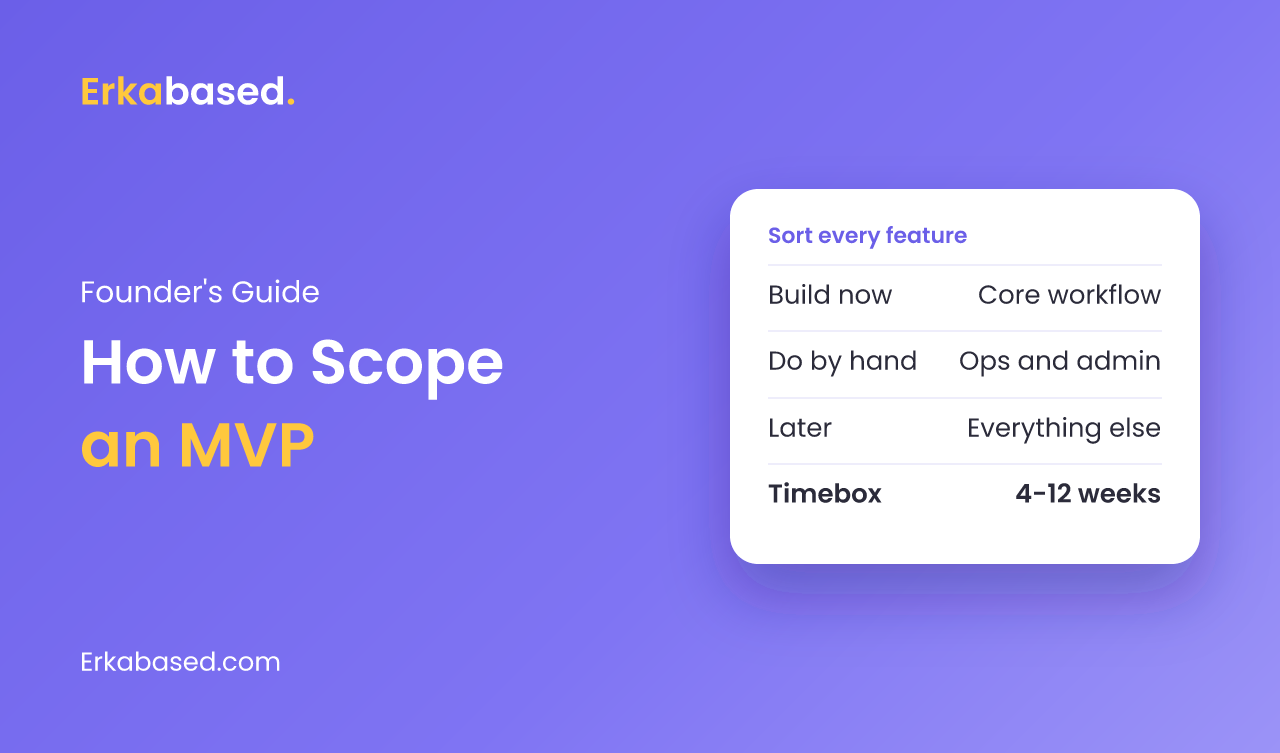 How to Scope an MVP: What to Build First, What to Cut, and How Long It Takes