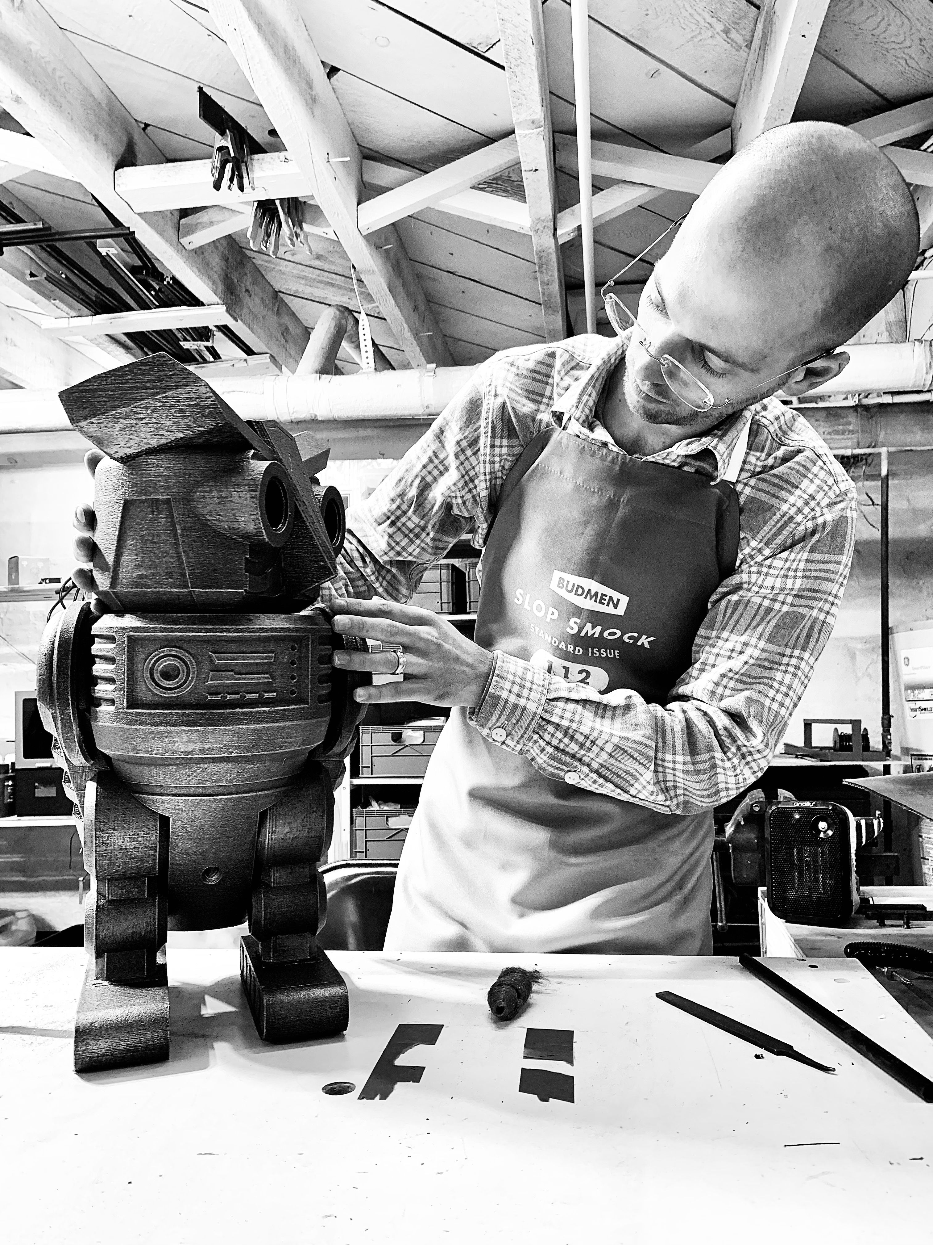 Close-up of apocalyptic iron finish texture