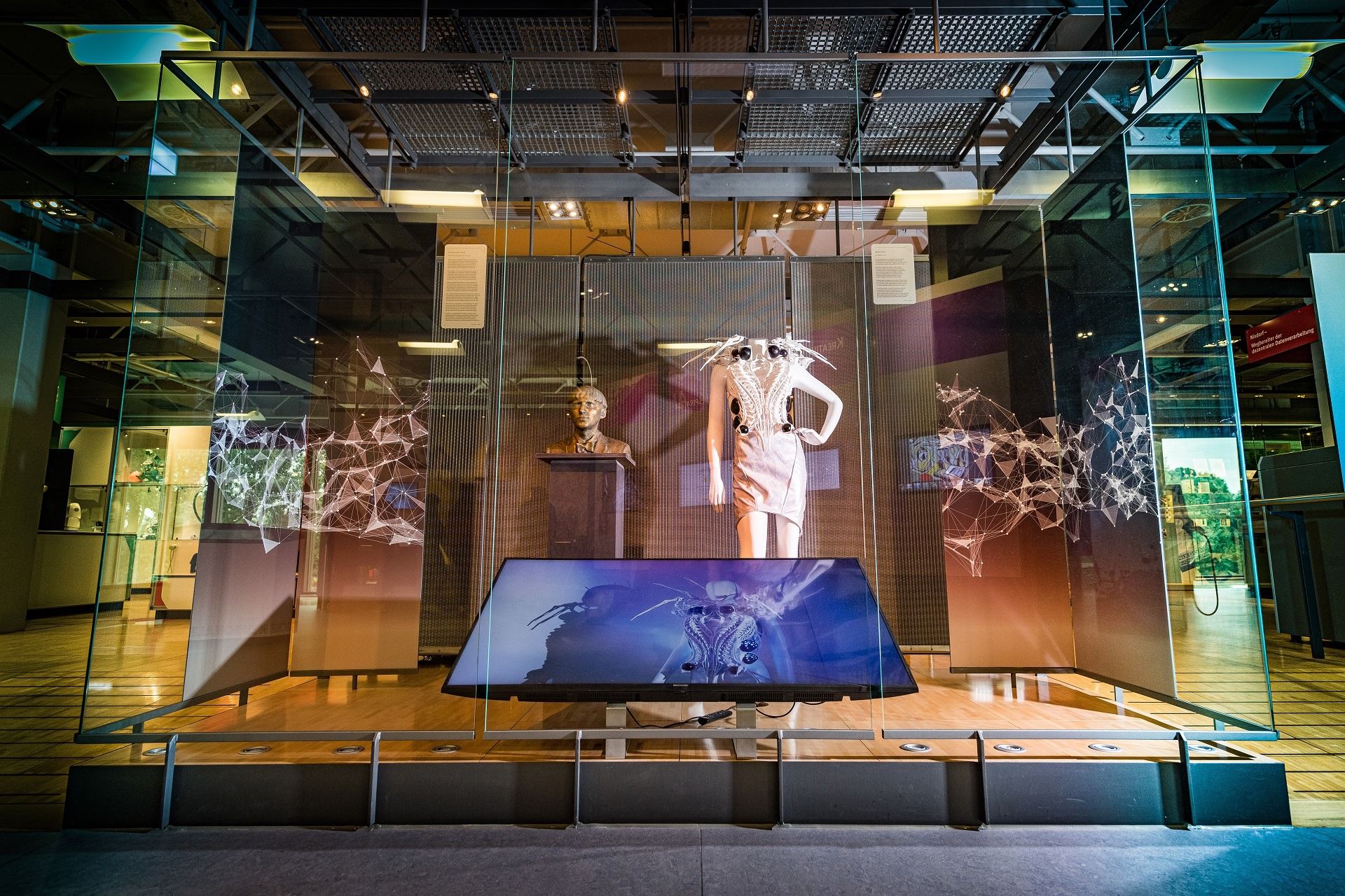 Exhibition in Germany, next to the first 3D printed dress