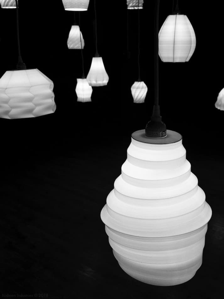 Detail of lamp arrangement