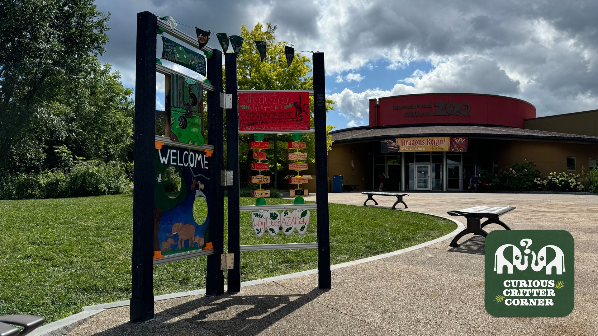Exhibits installed at Rosamond Gifford Zoo