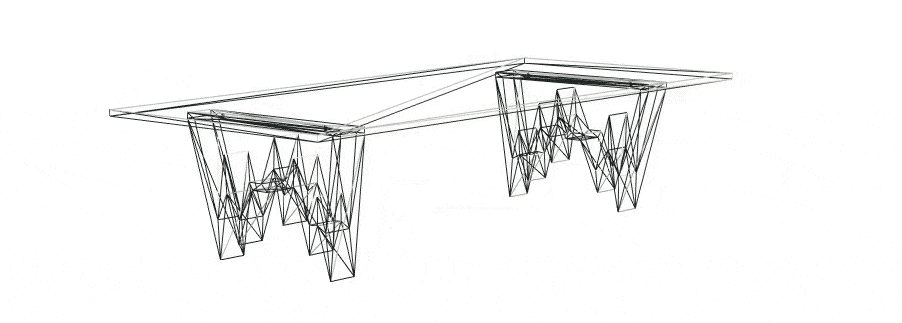 Pulse Table Wireframe