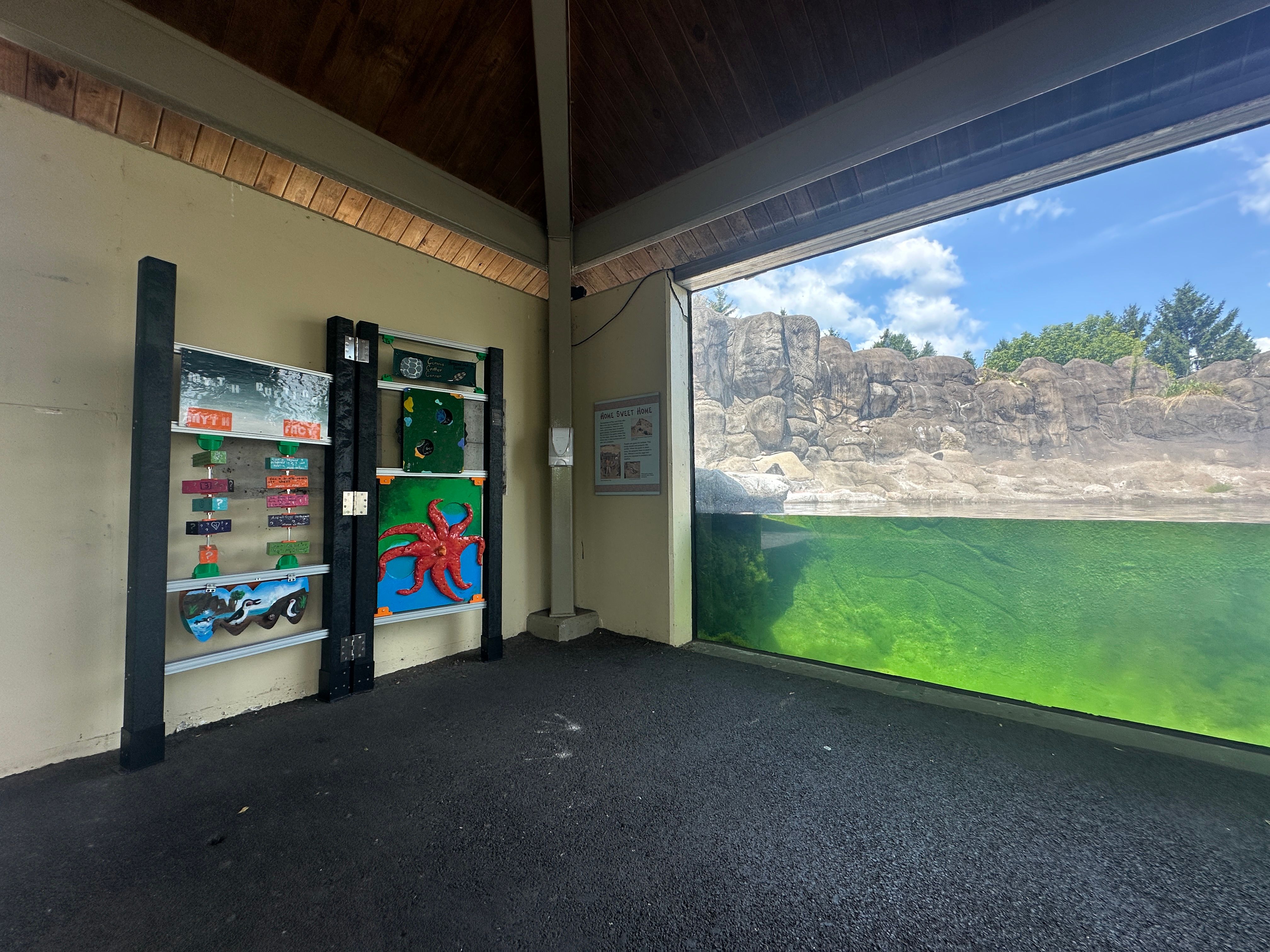 The Myth Busting exhibit, installed at the Rosamond Gifford Zoo.