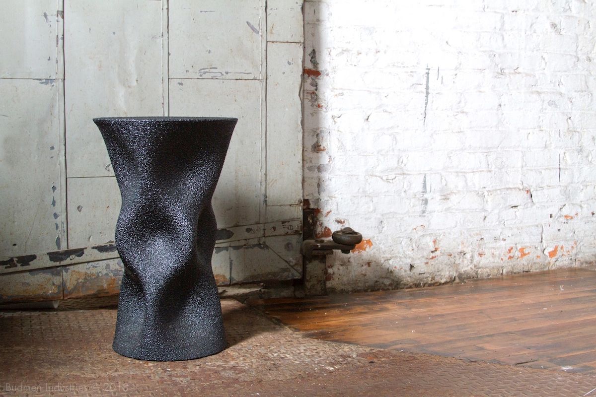 Scoria Stool 05 - Organic spiral