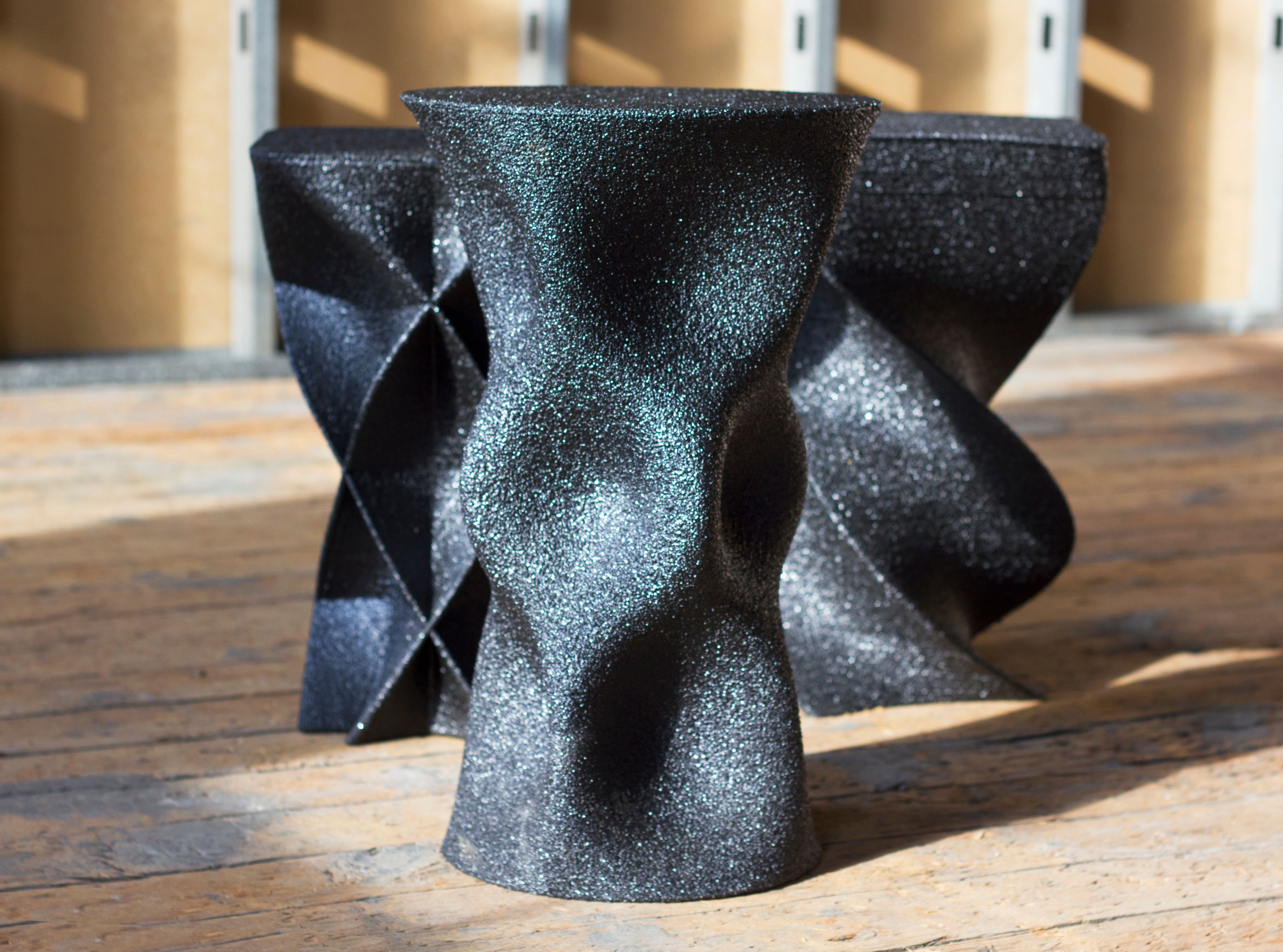 Close-up detail of Scoria texture and layer lines