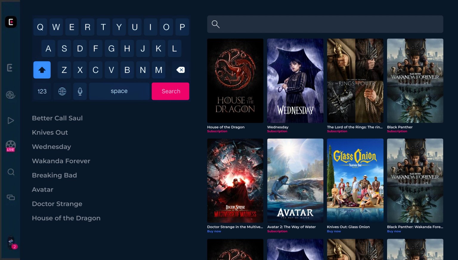 Search – our suggestion