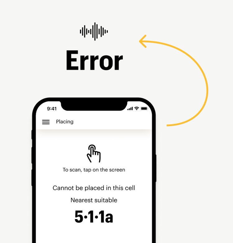 Invalid storage bin error