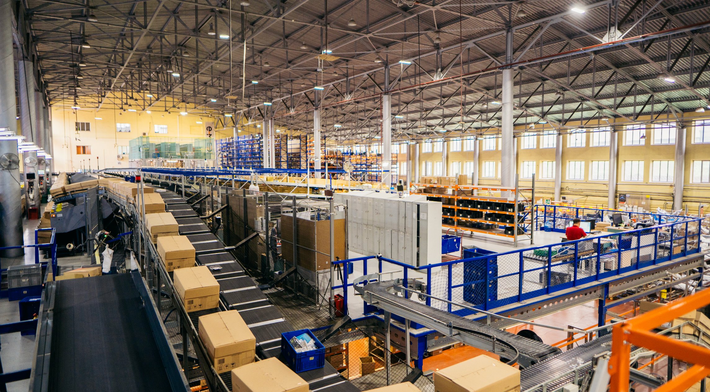 Emex warehouse sorting centre