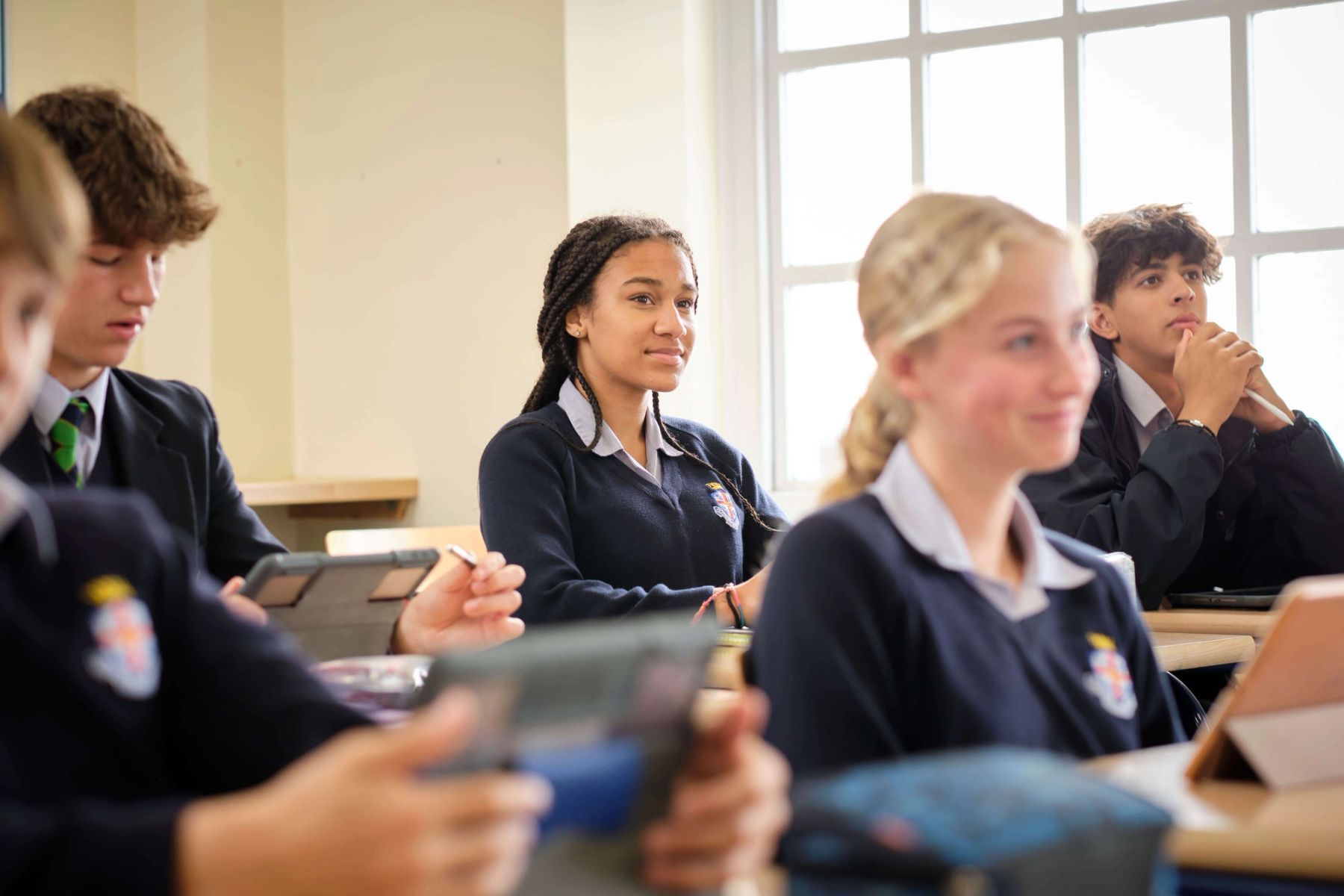 Children in a classroom