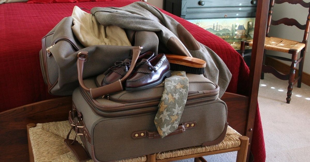 A UK boarding school student prepared to return home for the weekend