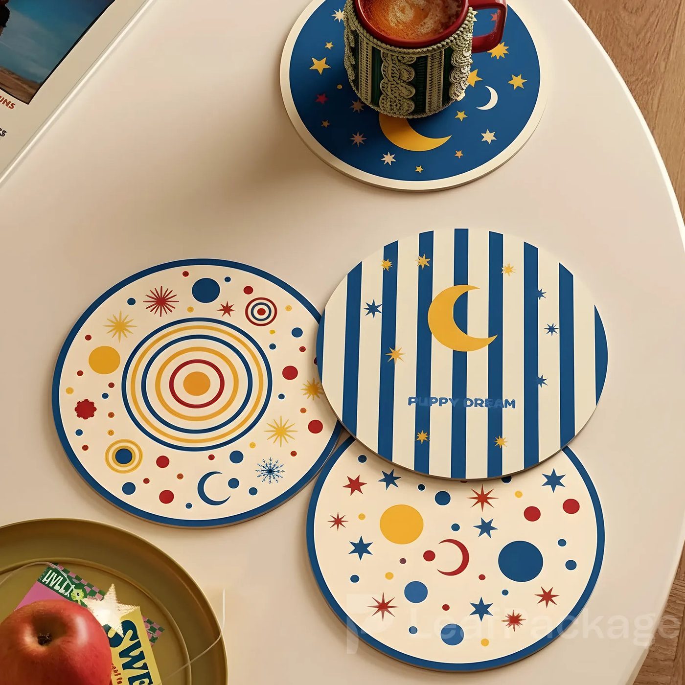 Custom Printed Paper Coasters image 1