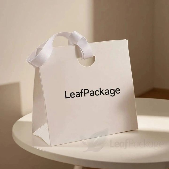 Custom Printed Ribbon Handle Gift Bag