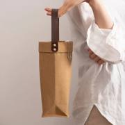 Custom Kraft Paper Wine Bag image 2