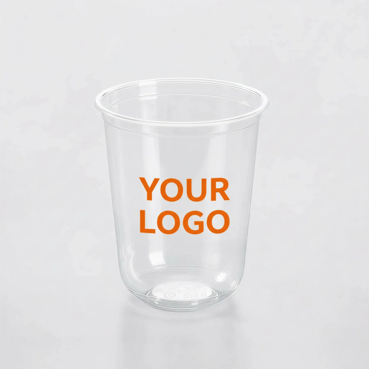 14oz Custom Recyclable U-Shaped Cups