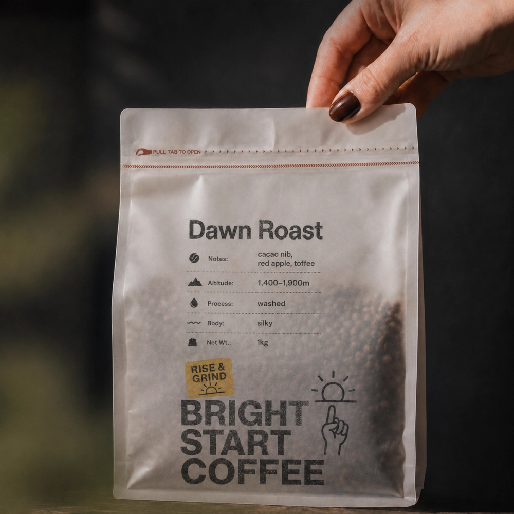 Custom Tissue Paper Coffee Bag