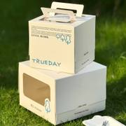 Custom Window Cake Boxes with Handle image 3