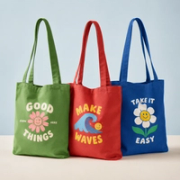 Custom 100% Cotton Tote Bags with Logo image 5