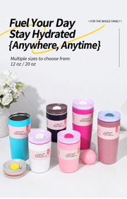 12oz and 20oz insulated coffee tumbler size and colour range